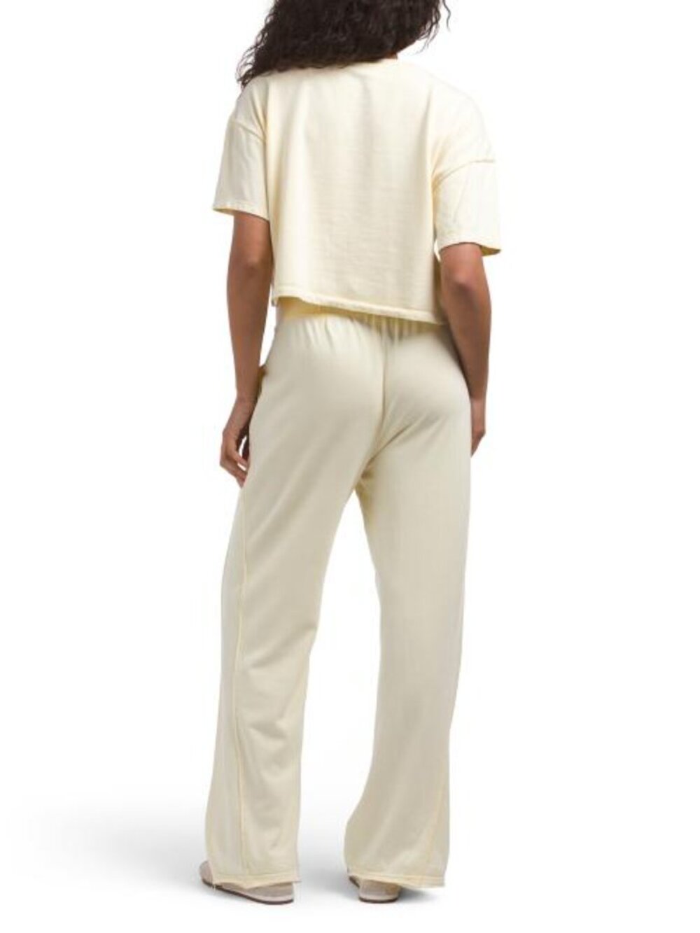 SUNDRY Boxy Tee And Wide Leg Pants Set - Picture 2 of 3